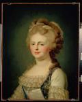Portrait of Empress Maria Fyodorovna (1759-1828) (oil on canvas)