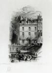 Napoleon's Lodgings on the Quai Conti, 1834-36 (engraving)