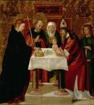 The Circumcision and The Presentation in the Temple, c.1535 (oil on panel)