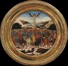 Triumph of Fame, a birth salver of Lorenzo the Magnificent, c.1449 (tempera, silver, and gold on wood)