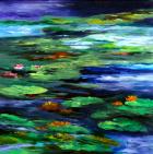 Water Lily Somnolence, 2010 (acrylic on canvas)