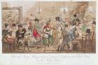 Tom and Jerry 'Masquerading It' Among the Cadgers in the 'Back Slums' in the Holy Land, from 'Life in London' by Pierce Egan (1772-1849), published by Sherwood, Neely & Jones, 1821 (colour etching)