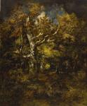 Forest of Fontainebleau, Autumn, 1871 (oil on mahogany)
