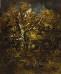 Forest of Fontainebleau, Autumn, 1871 (oil on mahogany)