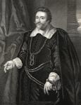 Portrait of Francis Cottington (c.1579-1652), from 'Lodge's British Portraits', 1823 (litho)