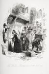 The Wooden Midshipman on the lookout, illustration from 'Dombey and Son' by Charles Dickens (1812-70) first published 1848 (litho)