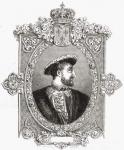 Francois I, engraved by Pannemaker-Ligny, from 'Histoire de la Revolution Francaise' by Louis Blanc (1811-82) (engraving)