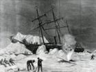 'Pandora' nipped in the ice, Melville Bay 24th July, from 'The Illustrated London News', 1876 (engraving)
