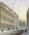 View of Fludyer Street, looking towards St. James's Park, 1859 (w/c on paper)