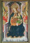 Virgin and Child with Angel Musicians (tempera on panel)