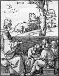 The School lesson, 1510 (engraving)