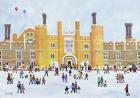 Hampton Court Front, 1991 (gouache on paper)