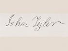 Signature of John Tyler (litho)