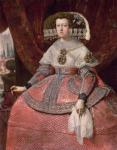 Queen Maria Anna of Spain in a red dress, 1655-60 (oil on canvas)