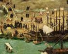 The Port of Seville, c.1590 (oil on canvas) (detail)