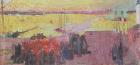 Fire of St. Jean on the Ile Tudy, 1895 (oil on canvas)