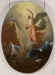 The Dream of St Joseph (oil on canvas)