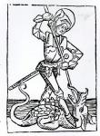 St. George, from the 'Liber Chronicarum' by Hartmann Schedel (1440-1514) 1493 (woodcut) (b/w photo)