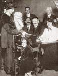 A British woman voting for the first time in the General Election of 1918. From The Story of 25 Eventful Years in Pictures, published 1935.