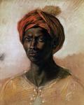 Portrait of a Turk in a Turban, c.1826 (pastel on paper)