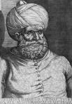 Barbarossa (Khayr ad-Din) (d.1546) 1535 (engraving)