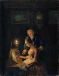 The Music Lesson, 1769 (oil on canvas)