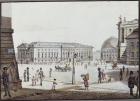 The Opernplatz, Berlin (pen & ink and w/c on paper)