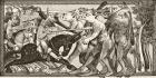 How Alexander engaged in combat with men having horses' heads and vomiting smoke from their mouths, from 'Science and Literature in the Middle Ages' by Paul Lacroix (1806-84) published London 1878 (litho)