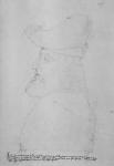 Sir John Mandeville (pencil on paper) (b/w photo)