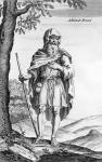 A British Druid, engraved by van der Gucht, 1723 (engraving)