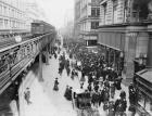 Shoppers on Sixth Avenue, New York City, c.1903 (b/w photo)