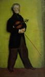 Portrait of the Violinist Larrapide, 1910 (oil on canvas)
