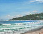 Byron Bay, Australia, 1998, (Acrylic on canvas board)