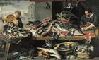 The Fish Market (oil on canvas)