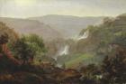 Waterfall near Tivoli, c.1808 (oil on paper on canvas)