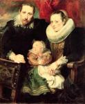 A Family Portrait, c.1618-21 (oil on canvas)