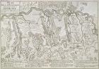 Plan of the Battle of Blenheim between the Imperial Army and the Franco-Bavarian Army, 13th August 1704 (engraving)