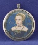 Portrait of a Lady, possibly Lady Jane Grey, c.1545-47 (bodycolour on card)