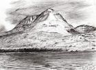 Paps of Jura, 2005, (ink on paper)