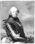 Portrait of Etienne-Francois, duke of Choiseul (1719-85) (oil on canvas) (b/w photo)