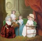 Lady Jane Mathew and her Daughters, c.1790 (oil on canvas)