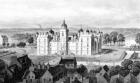 Heriot's Hospital, from the Castle Hill, engraved by William Watkins, c.1830 (engraving)