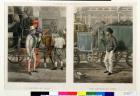 Fore's Contrasts: The Driver of 1832, The Driver of 1852, engraved by John Harris (1811-65) 1852 (hand-coloured aquatint)