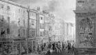 The Strand from the corner of Villiers Street, 1824 (w/c on paper)