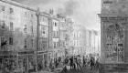 The Strand from the corner of Villiers Street, 1824 (w/c on paper)