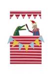Punch and Judy, 2014, (cut paper)