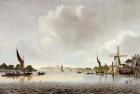 A View of the Thames near Vauxhall (w/c on paper)