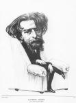 Alphonse Daudet, 1892 (litho)