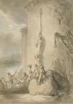 A Military Escapade, c.1794 (pen & ink with w/c and wash over graphite on paper)