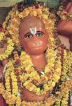 Hanuman, the Monkey God (encrusted enamel)